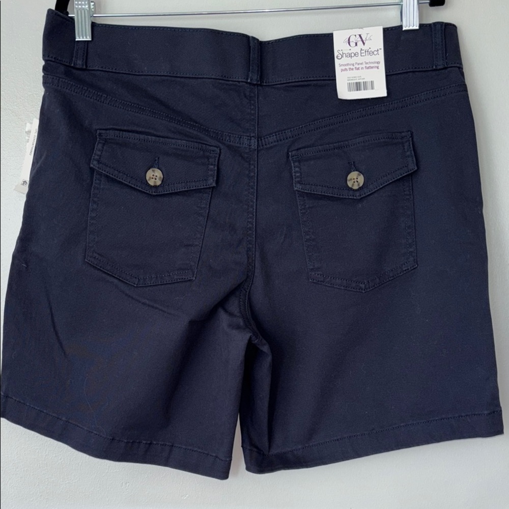 Gloria Vanderbilt‎ Navy Women's Bermuda Shorts